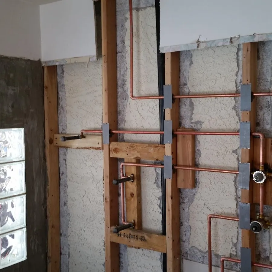 Copper pipe installation for Repiping in Huntley